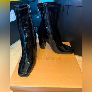 Black Patent Steve Madden Boots